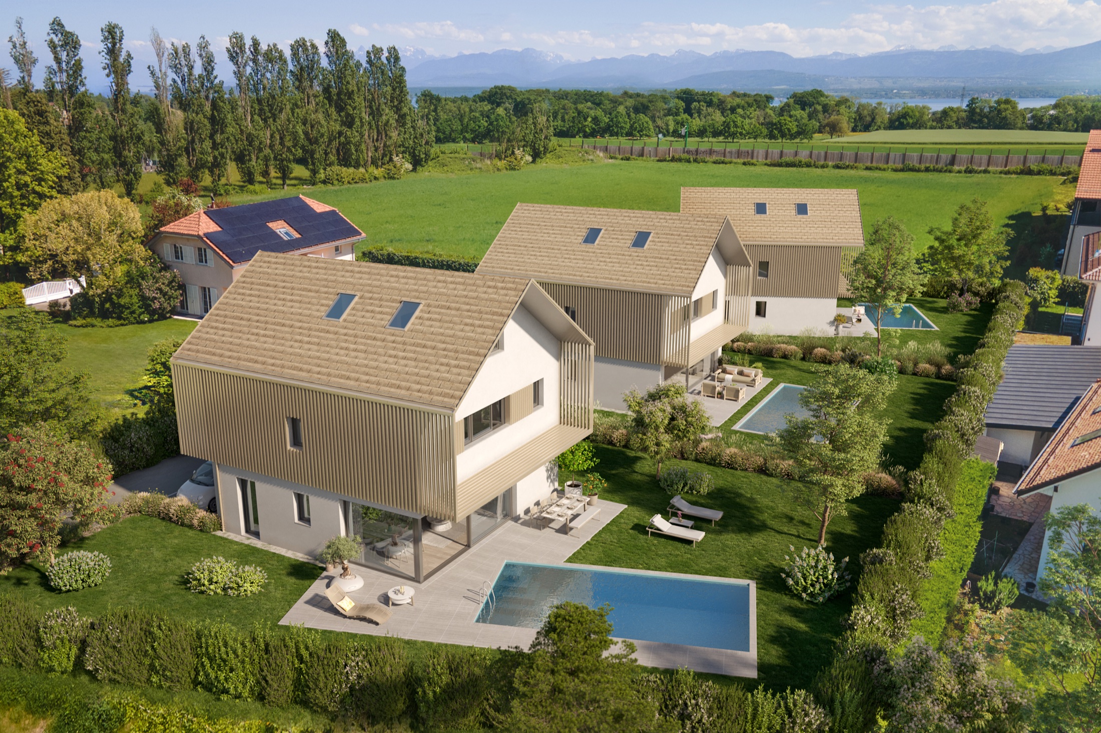 Vue aérienne de la Promotion du Tilleul